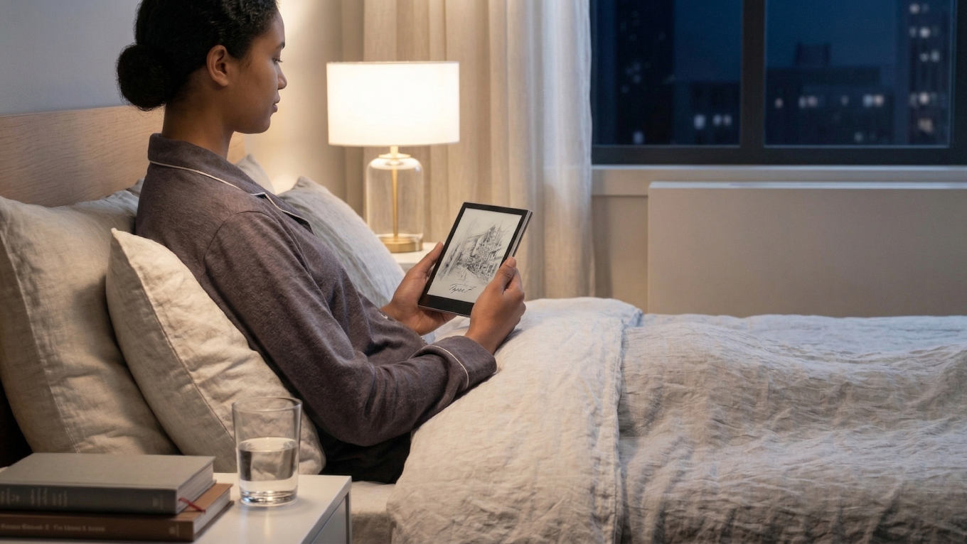 睡眠をバイオハックする：ブルーライトゼロのタブレットが究極の就寝時 