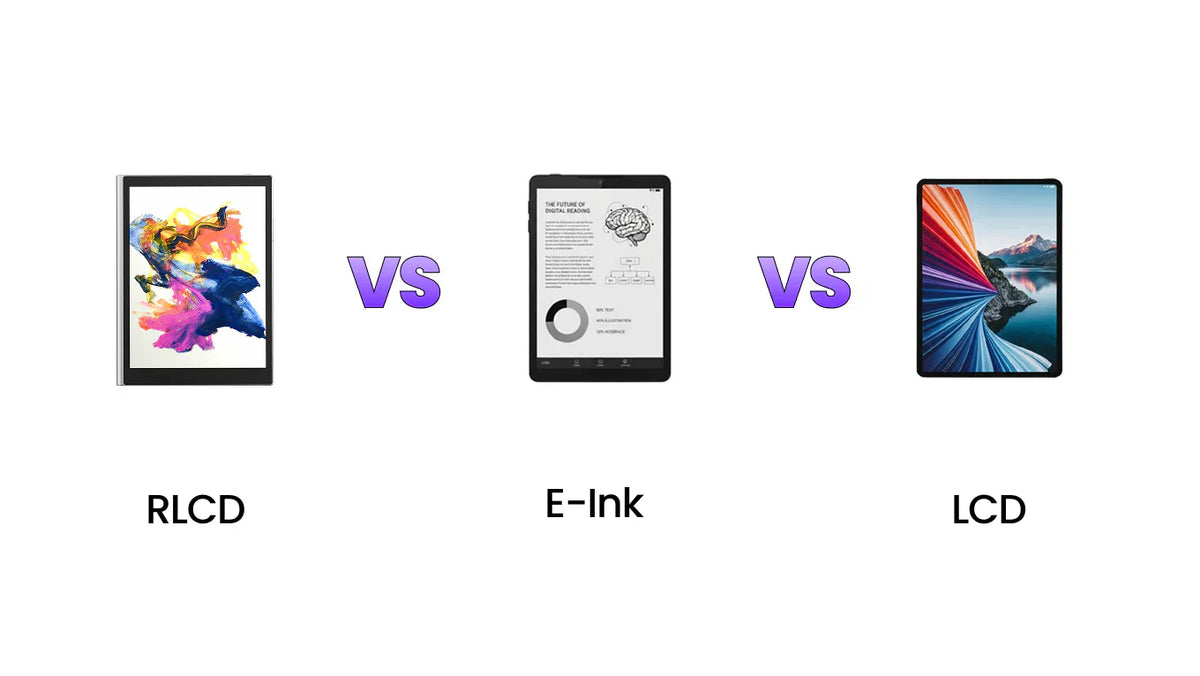 RLCD vs E-Ink vs LCD：あなたの目に最も優しいディスプレイ技術はどれ？